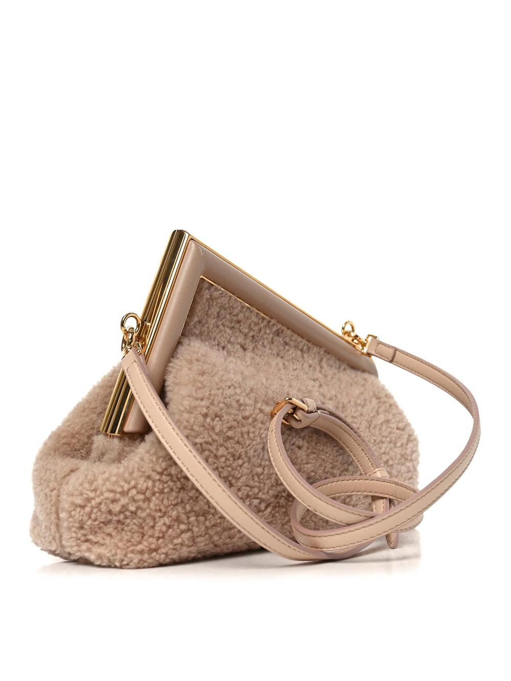 Shearling Small Fendi First Rosa #367077F13B - Picture 3 of 10